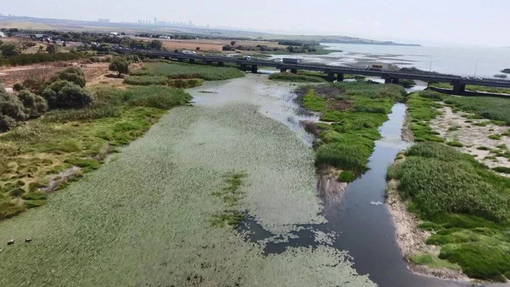 Fevzi Çakmak yaptırmıştı: Sular çekilince ortaya çıktı! İkinci Dünya Savaşı'nda İstanbul'a olası saldırı için inşa edildi 12